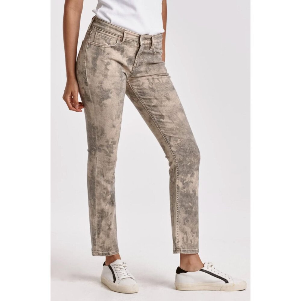 Dear John Blaire High Rise Slim Straight Jeans in Spring Camo - Sz 26 - NWT
